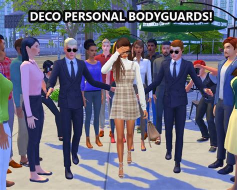 bodyguard sims 4 mod.